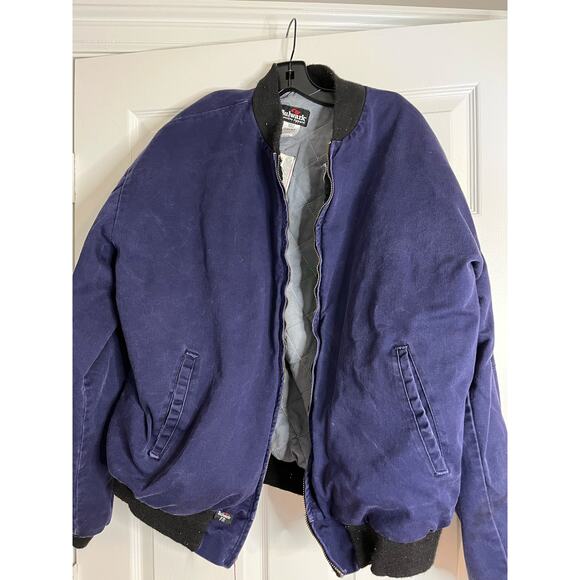 Bulwark FR Bomber Jacket Men XL Fire Resistant Retardant Work Wear Oil Field - Picture 14 of 14